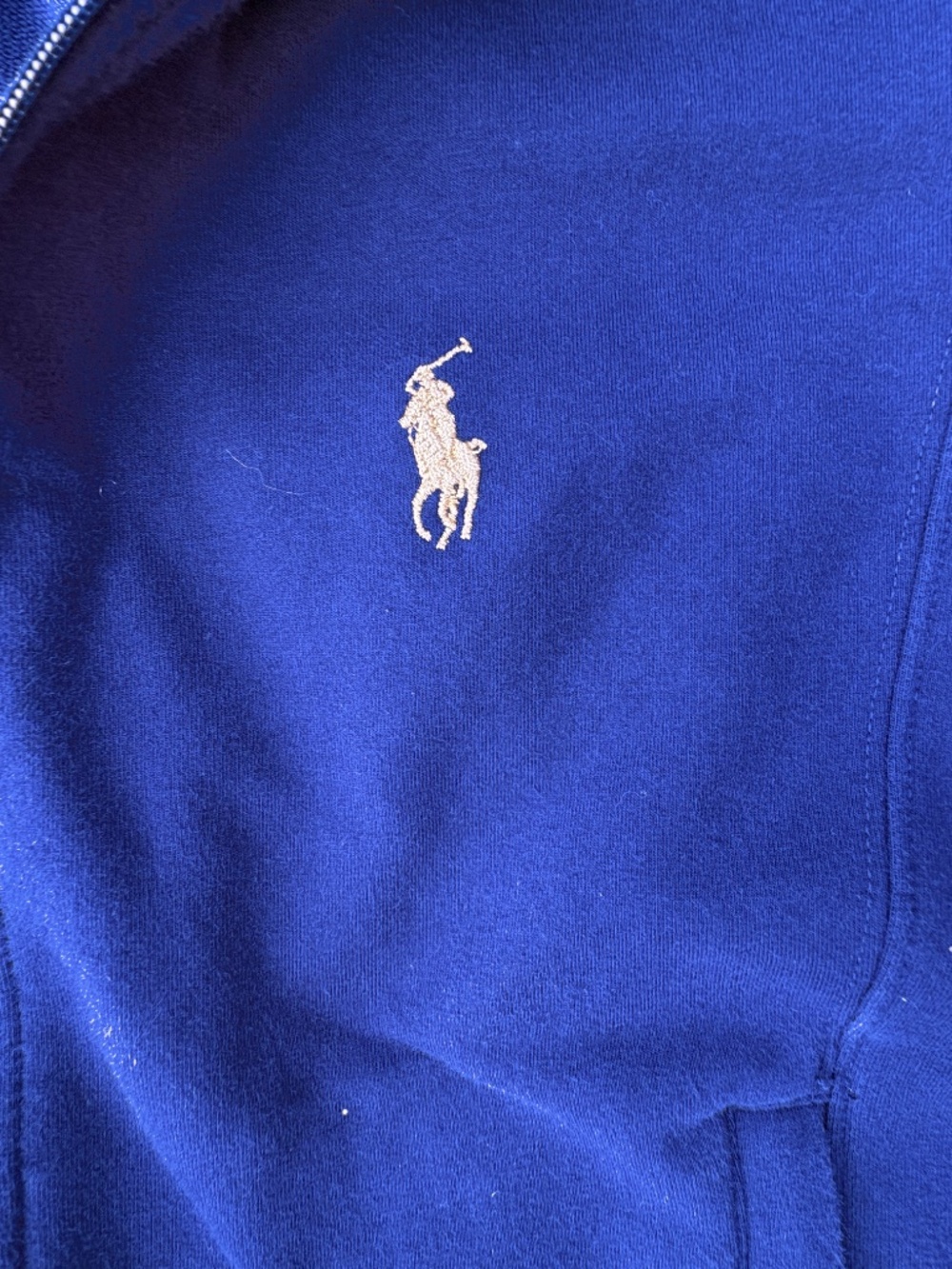 Ralph Lauren Polo, Navy Blue, Women's Sweatshirt Track Jacket, (S)